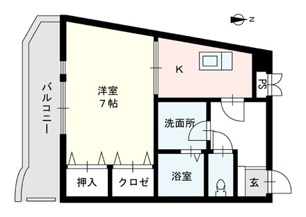 ビラージュ原町の間取り