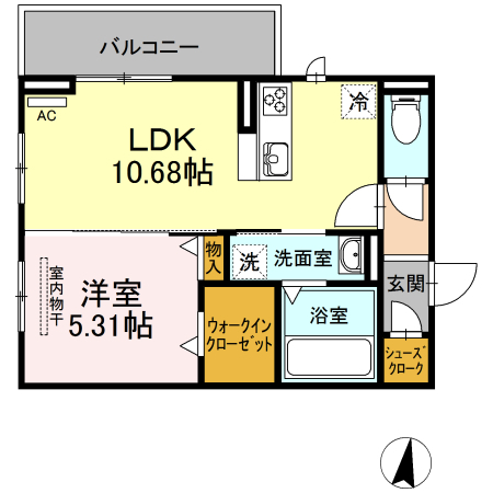 ラブリートモヨシの間取り