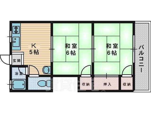 日晴荘の間取り