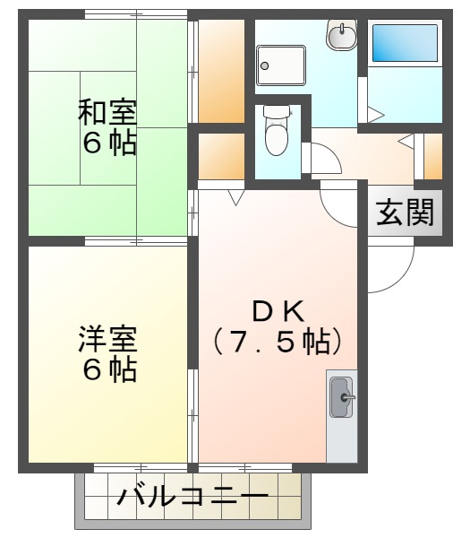 キャッスルハイツの間取り