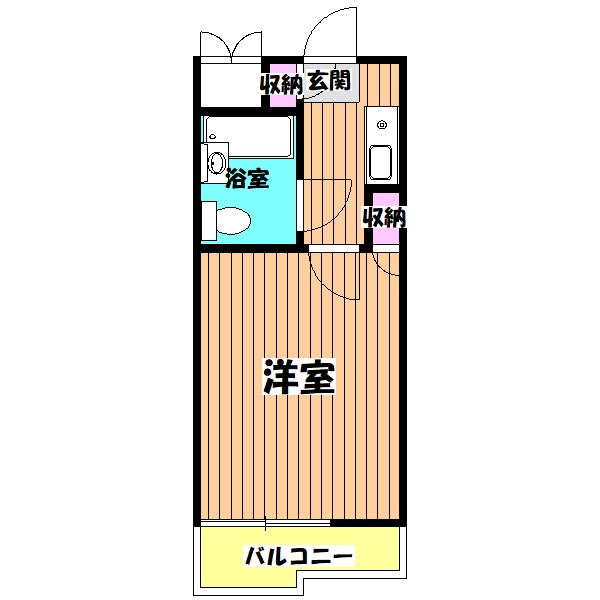 八王子市八木町のマンションの間取り