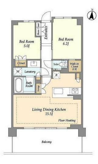 ドゥーエ町屋の間取り