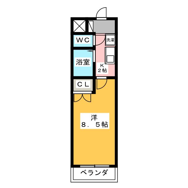 エトワール阿由知　Ｂ棟の間取り