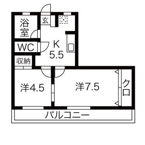 天池ビルの間取り