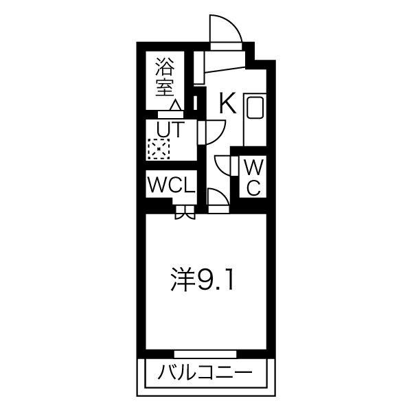 グランメールコート新橋の間取り