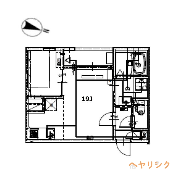 名古屋市守山区廿軒家のアパートの間取り