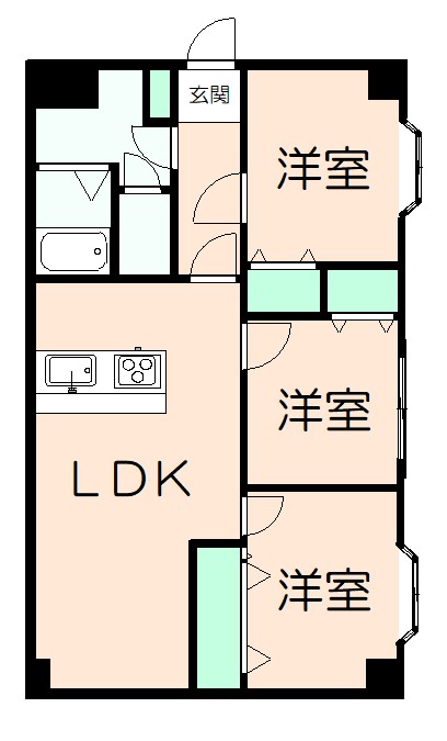 サンヴェールの間取り