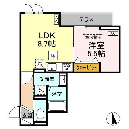 グラナーデ関原の間取り