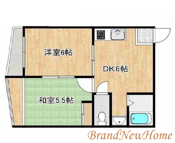 堺市堺区柳之町西のマンションの間取り