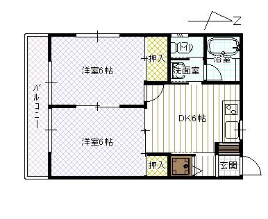 シャンパーニュ運動公園の間取り