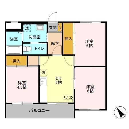 小泉コーポラスの間取り