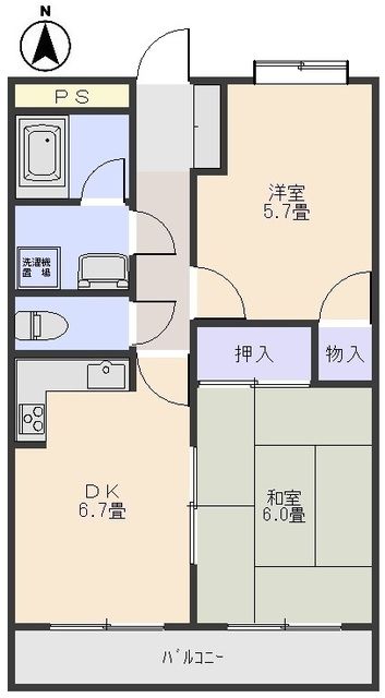 藤和シティコープ新前橋の間取り