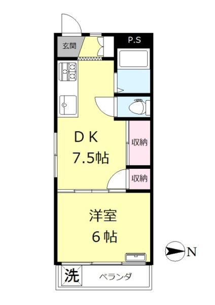 スリーモードハイツの間取り