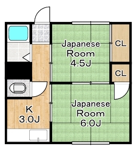 坂田マンションの間取り