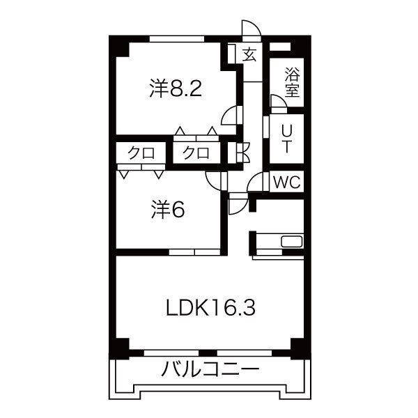 ロイヤルスクエアの間取り