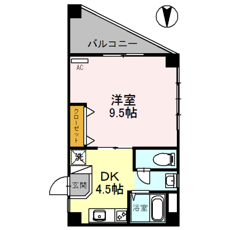 ハイツＴの間取り