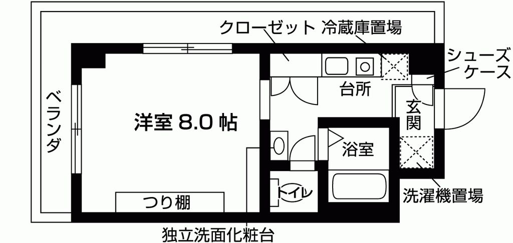 ヴィヴァーチェ南笠の間取り