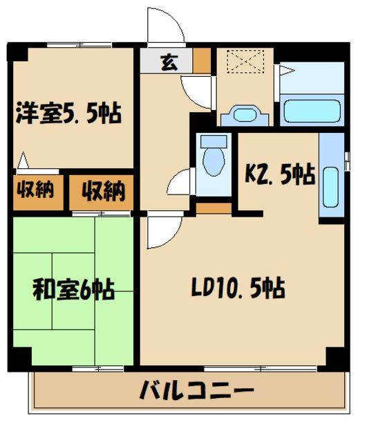 【シルクロードハイツの間取り】