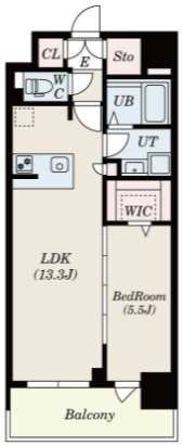 S-RESIDENCE佐賀天神alineの間取り