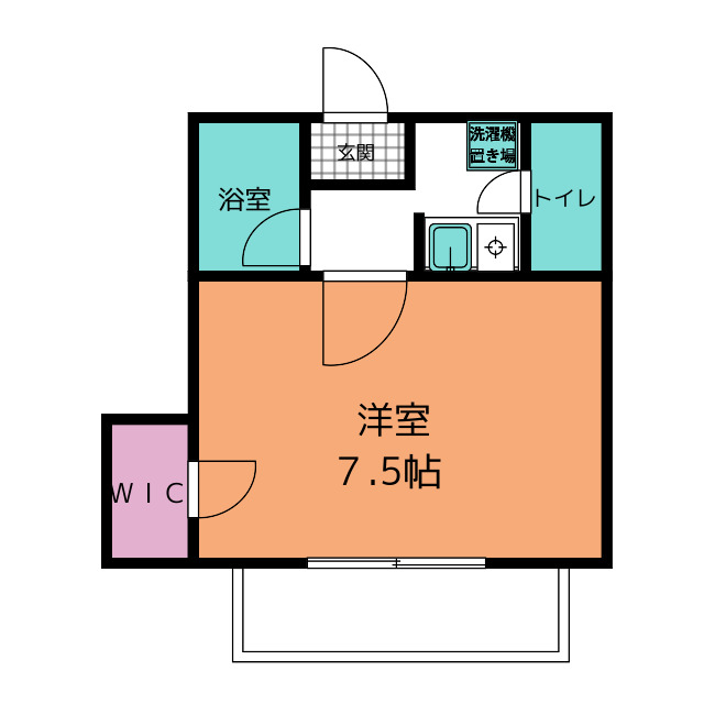 ＫＴ　ＦＬＡＴの間取り