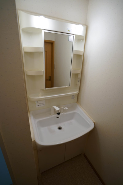 洗面設備　同じ建物の別のお部屋