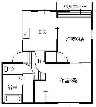 ラフォーレ山川の間取り