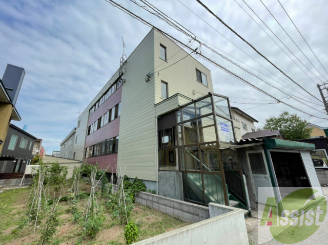 建物外観　札幌市北区新川１条「高瀬ハイツ」