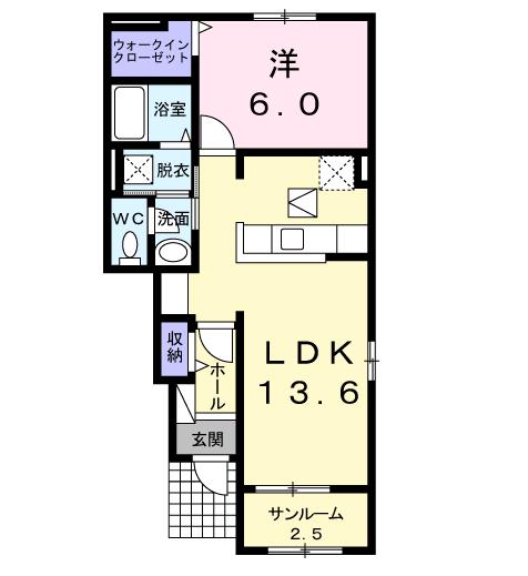 グレーシアの間取り