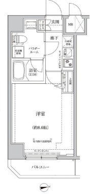 【パティーナ住吉Ｔｒｉａの間取り】