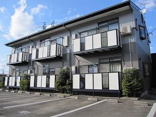 福島県白河市米村道北（アパート）の賃貸物件の外観
