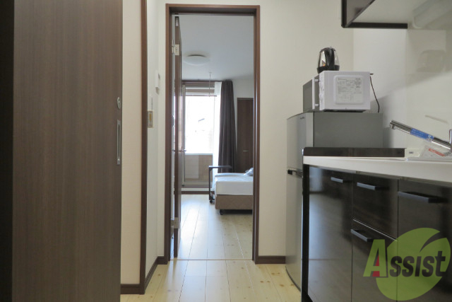 玄関　廊下から見たお部屋も広々していて、開放的になるね。