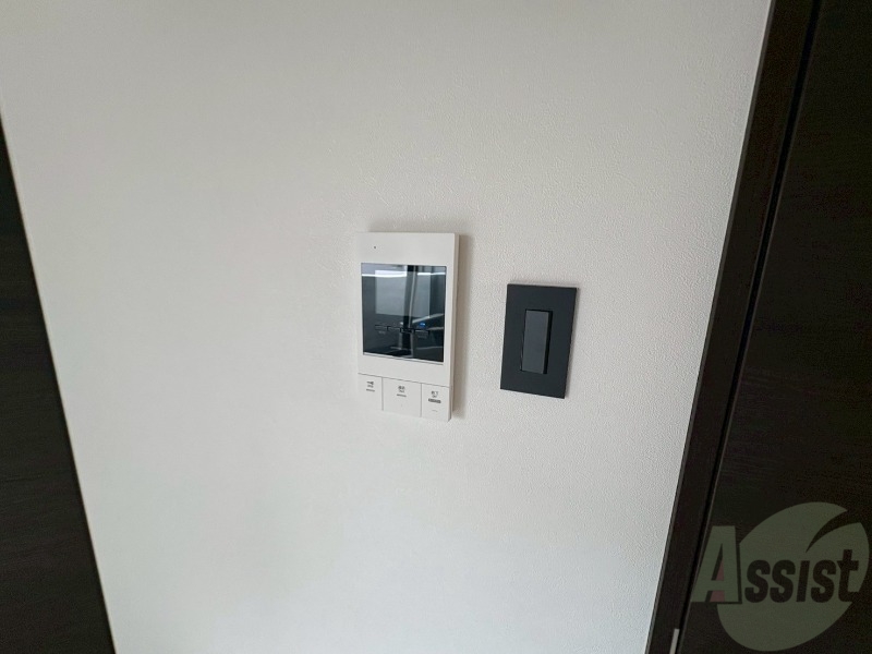 セキュリティ　ＴＶモニター付インターホンです。来客者の顔が見えるので安心！