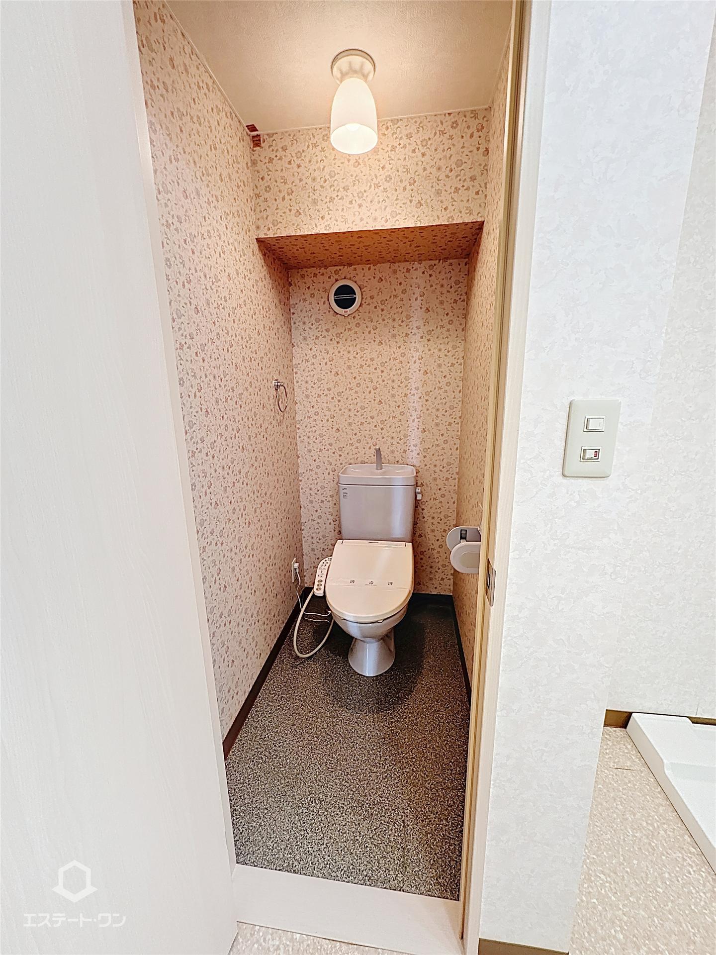 トイレ　ウォシュレット付きのトイレ！