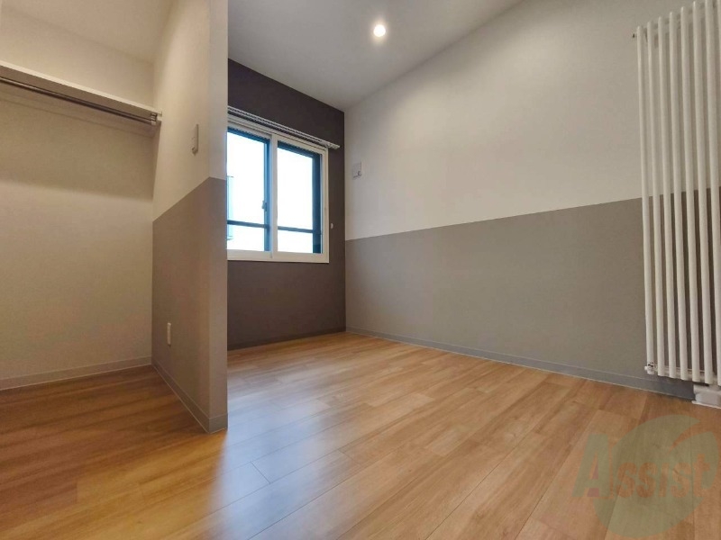 その他部屋・スペース　アクセントクロスがおしゃれな寝室になっていました！