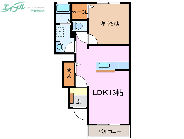 レジデンス久居IIの間取り