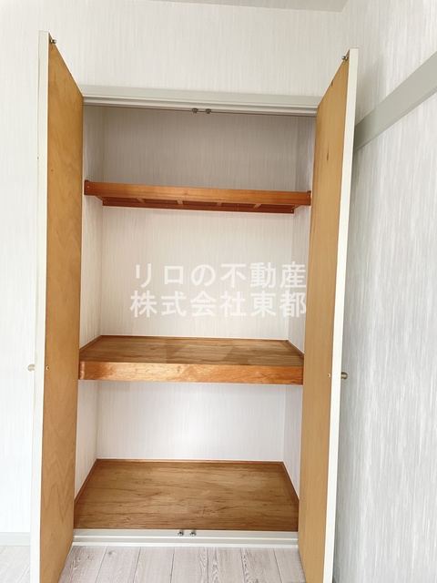 収納　奥行のある収納付です！増えがちな荷物をもスッキリ収納できます