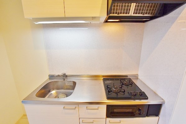 キッチン　★料理はかどり掃除もしやすい2口ガスシステムキッチン(グリル