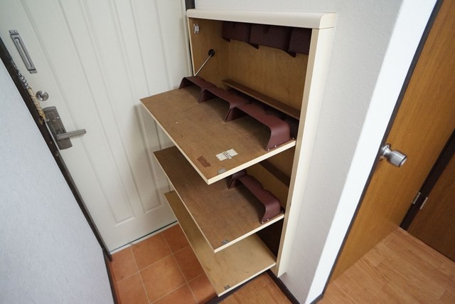 玄関　【玄関】シューズボックスもすっきり！