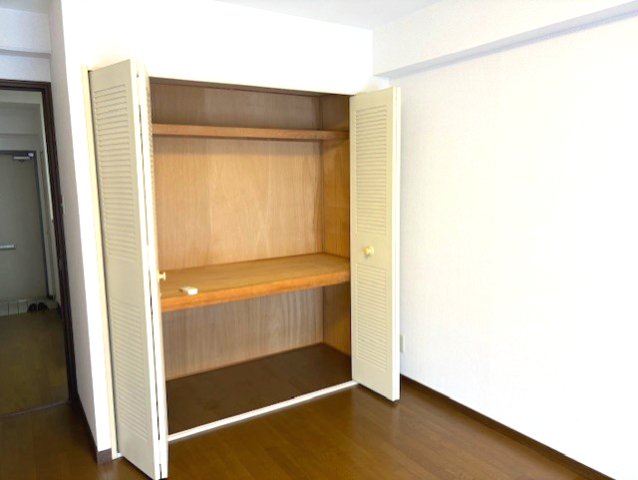 収納　たっぷりとした収納スペースです