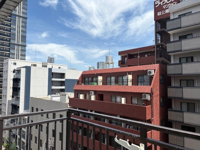 眺望　バルコニーからの景色です