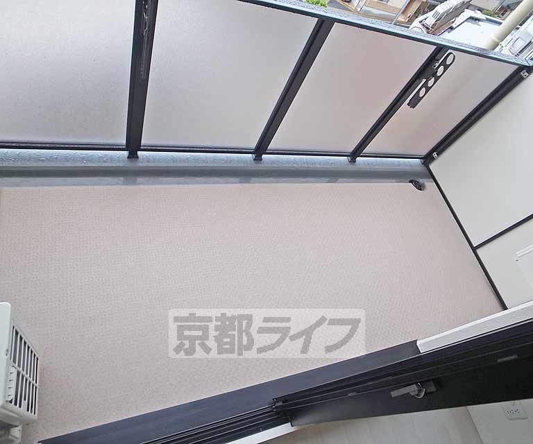 バルコニー　洗濯物たくさん干せます