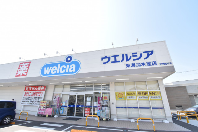 ドラックストア　ウエルシア東海加木屋店（ドラッグストア）まで1100m