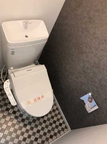 トイレ　ゆったりとした空間のトイレです