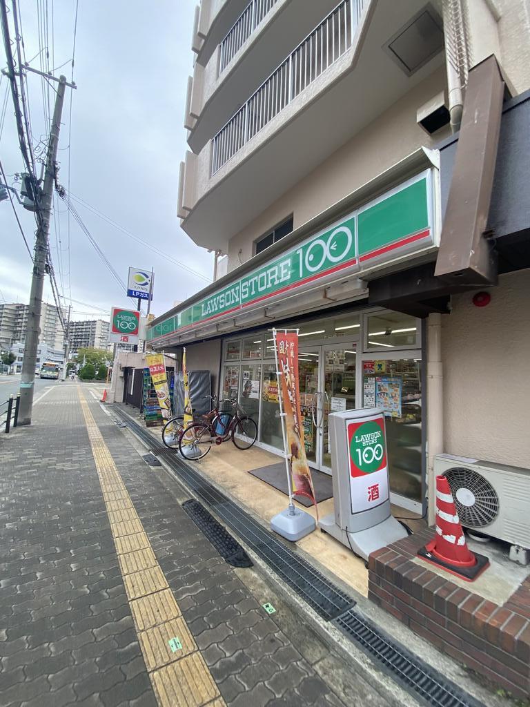 コンビニ　ローソンストア100都島中野町店（コンビニ）まで164m