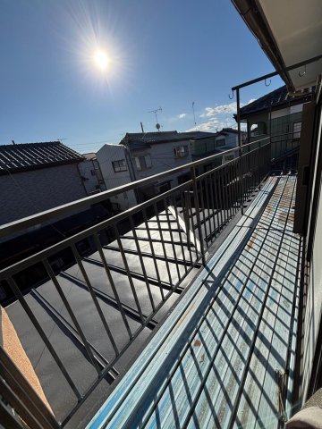 バルコニー　お洗濯ものがすぐに乾きます！