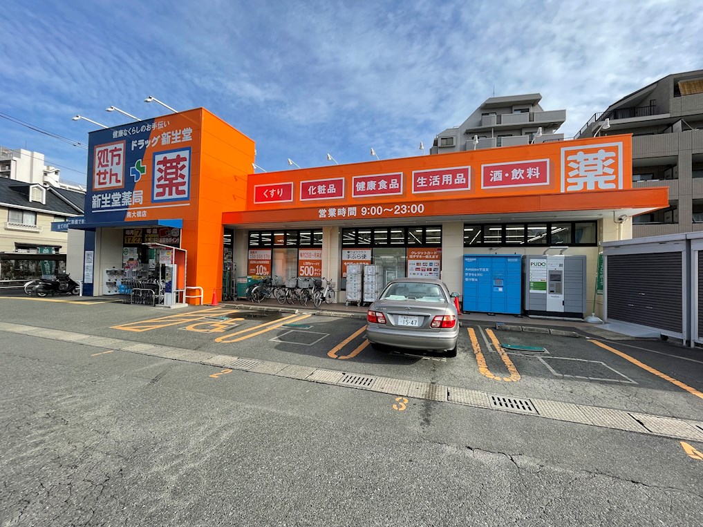 ドラックストア　新生堂薬局 南大橋店（ドラッグストア）まで722m