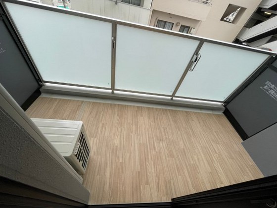 バルコニー　※別部屋の写真です