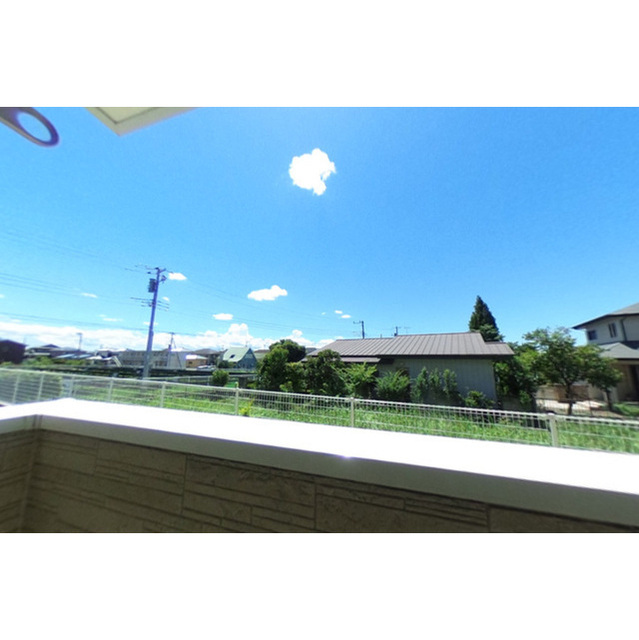 眺望　Ｂ１０２号室　バルコニーからの眺望