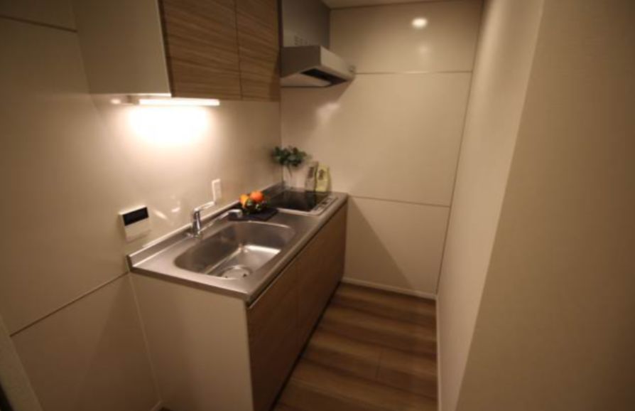 キッチン　モデルルーム：家具・小物は付いておりません