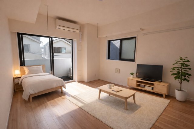 居室・リビング　家具配置イメージ画像です